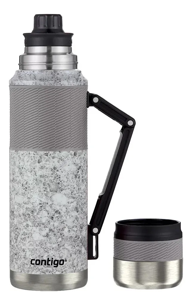 TERMO CONTIGO ACERO INOX 1182ML THERMALOCK PIZARRA MOTEADA - 1
