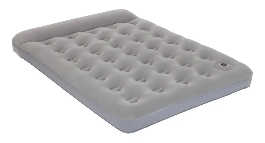 COLCHON INFLABLE 2 PLAZAS CON BOMBA DE AIRE PIE COLEMAN - 1