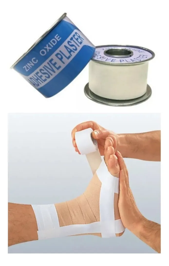 ADHESIVO CINTA OXIDO DE ZINC 5 CM X 5 METROS 1 UNIDAD - 4