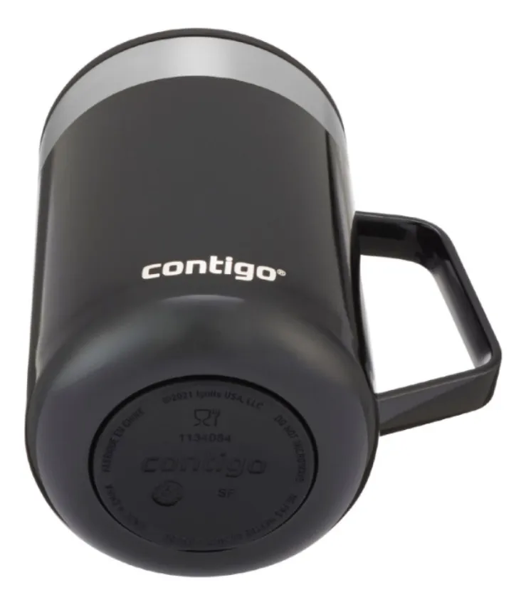 MUG CON ASA STREETERVILLE 414 ML CONTIGO LICORICE NEGRO - 4