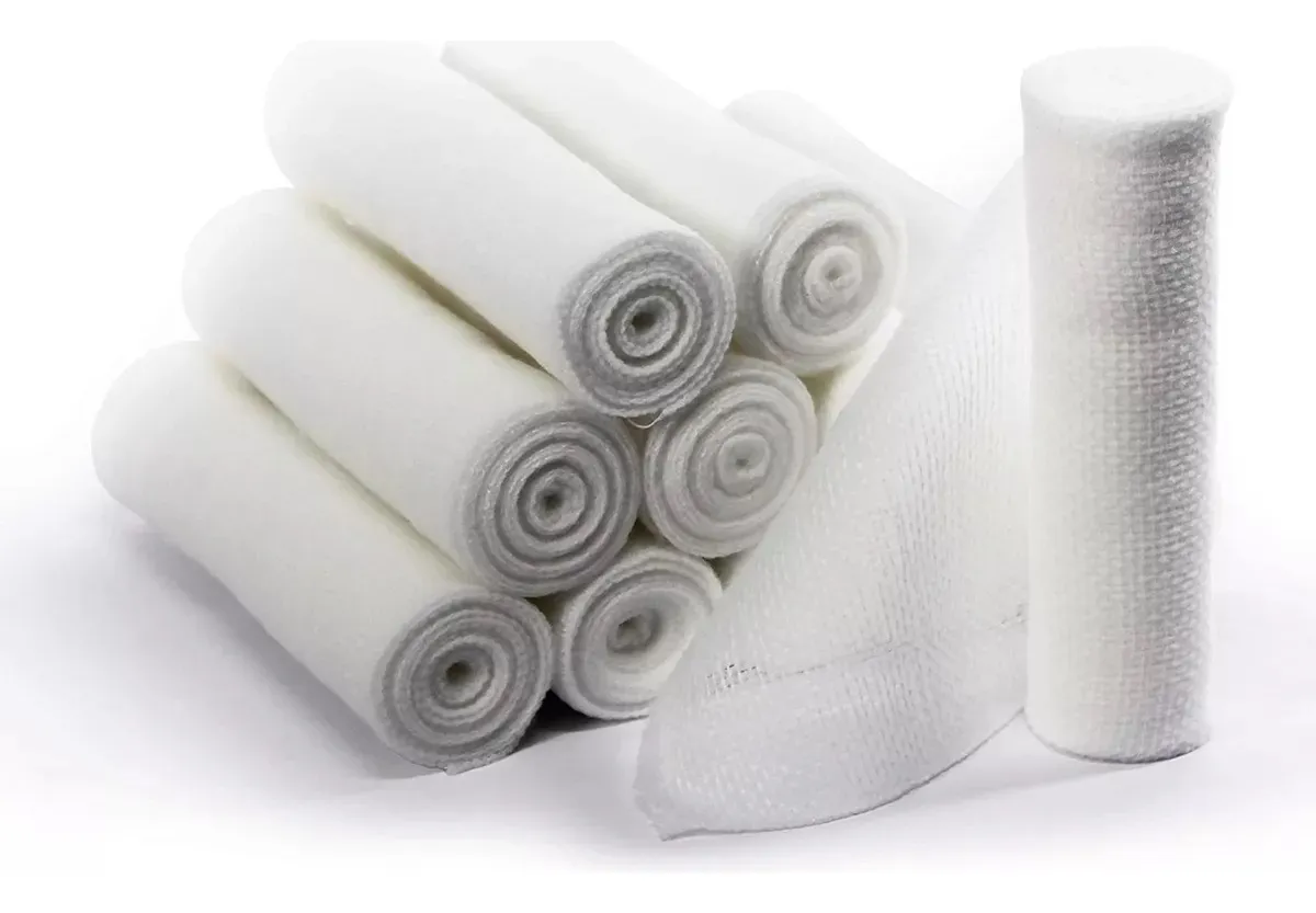 VENDA DE GASA ELASTICA HIDROFILA 5CMX4.5M - 12 UNIDADES - 1