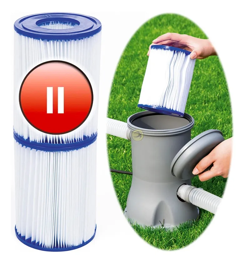 CARTUCHO DE FILTRO BESTWAY TIPO II BOMBA FILTRO PACK 2 UND - 4