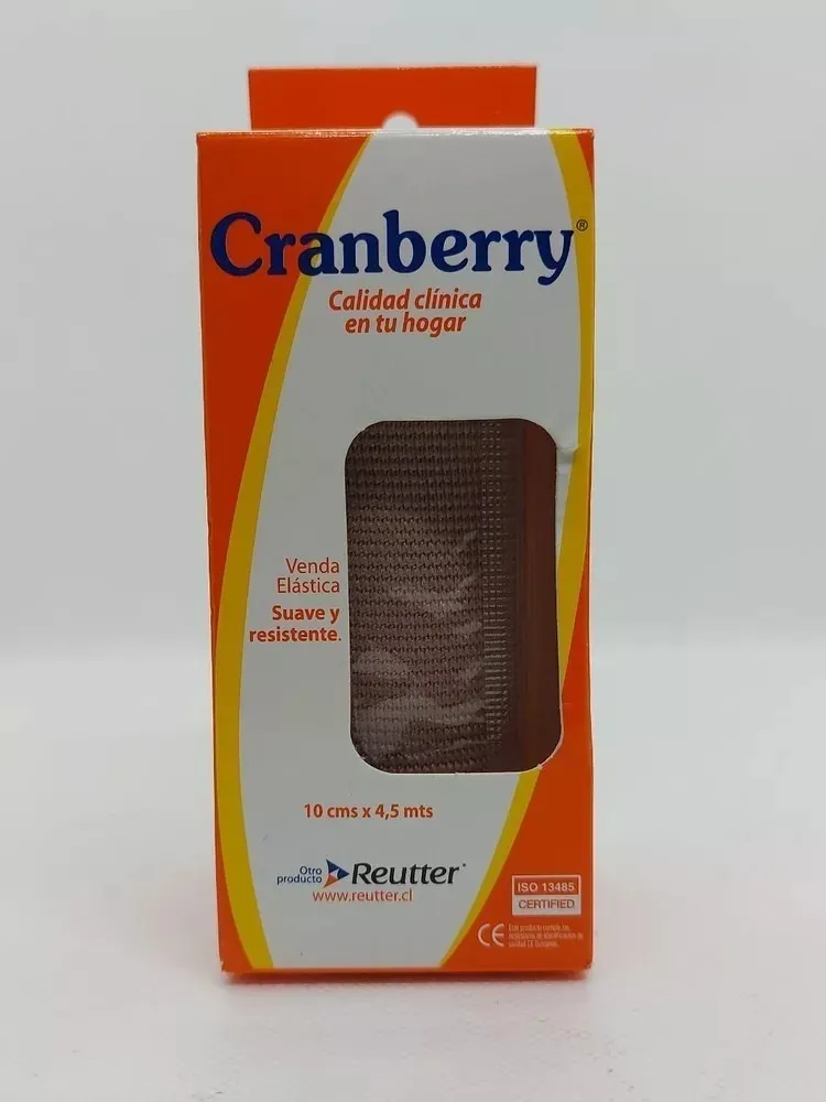 VENDA ELÁSTICA 10 CM X 4,5 MTS CRANBERRY SUAVE Y RESISTENTE - 5