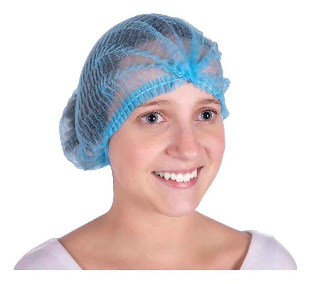 GORRO CLIP COFIA DESECHABLES CELESTE TRESOR 100 UNIDADES - 2