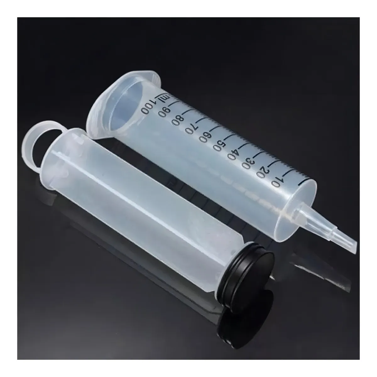 JERINGA DE PLÁSTICO ALIMENTACIÓN 100ML ALIMENTADORA CAPACIDAD EN VOLUMEN 100 CC - 2