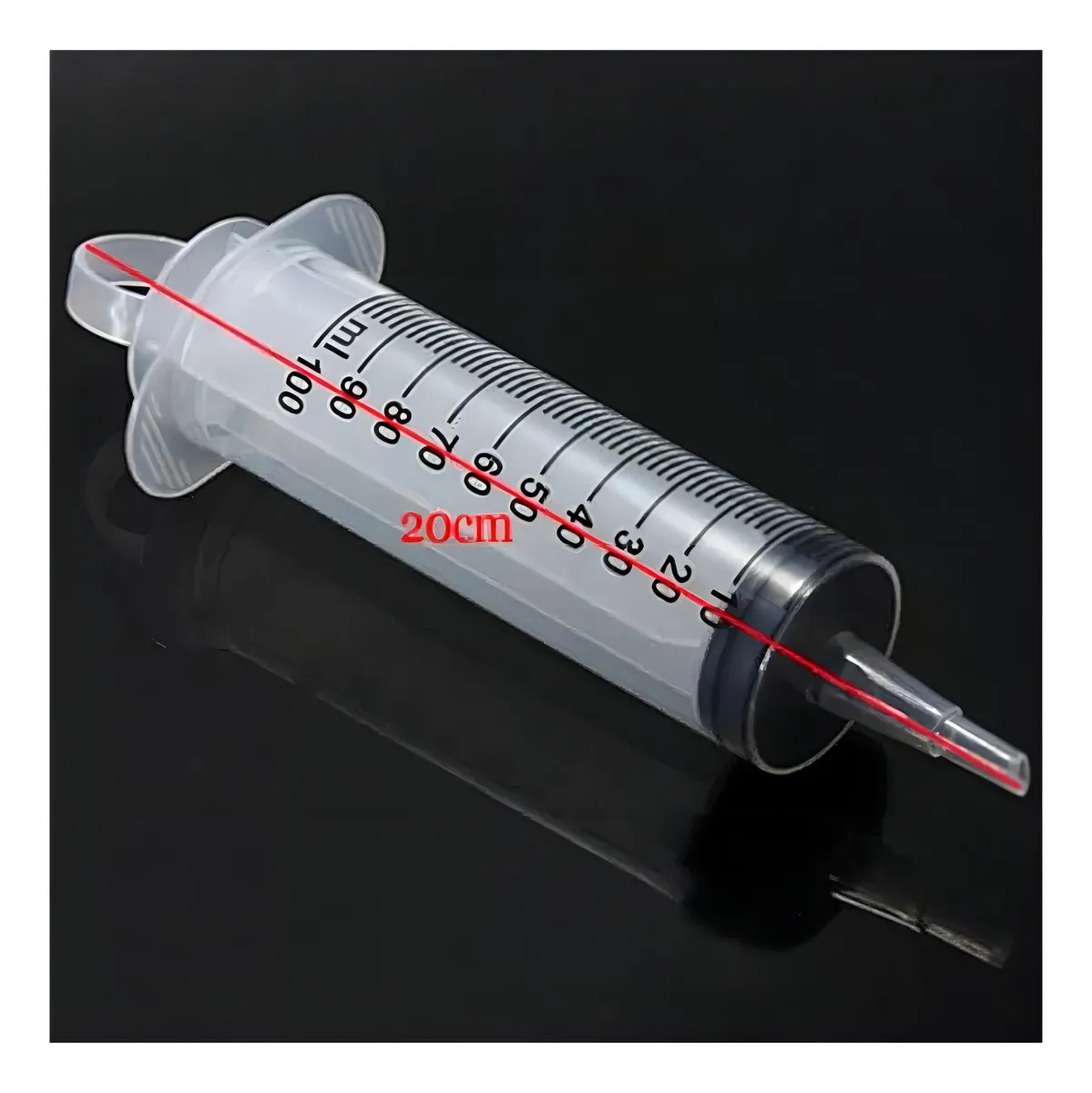 JERINGA DE PLÁSTICO ALIMENTACIÓN 100ML ALIMENTADORA CAPACIDAD EN VOLUMEN 100 CC - 4