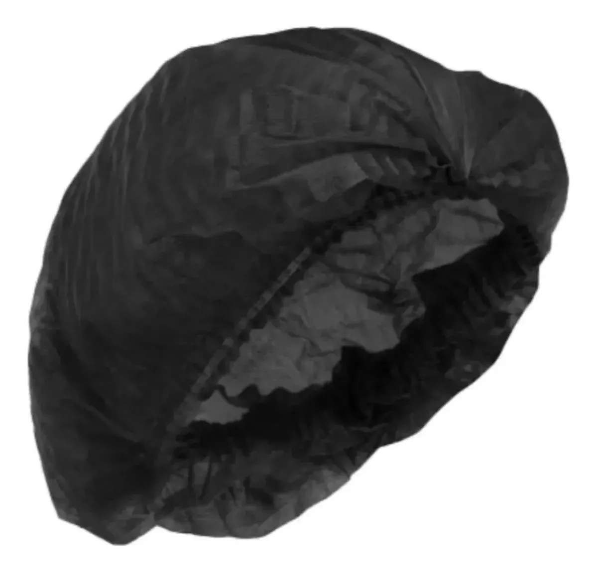 COFIA NEGRO 500 UNI GORRO CLIP DOBLE ELASTICO DESECHABLE - 3