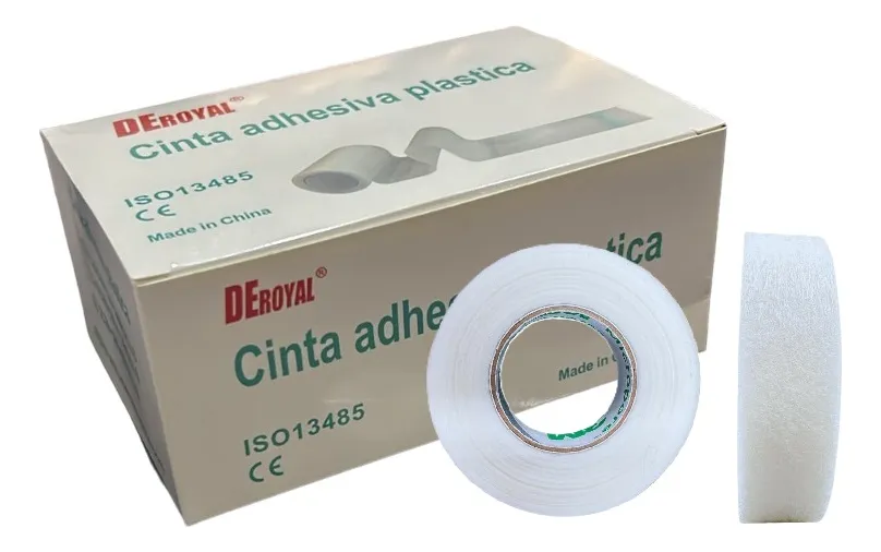 ADHESIVO PLASTICO MICROPORE 1,25CM X 5M MEDICO 24 UNIDADES - 1
