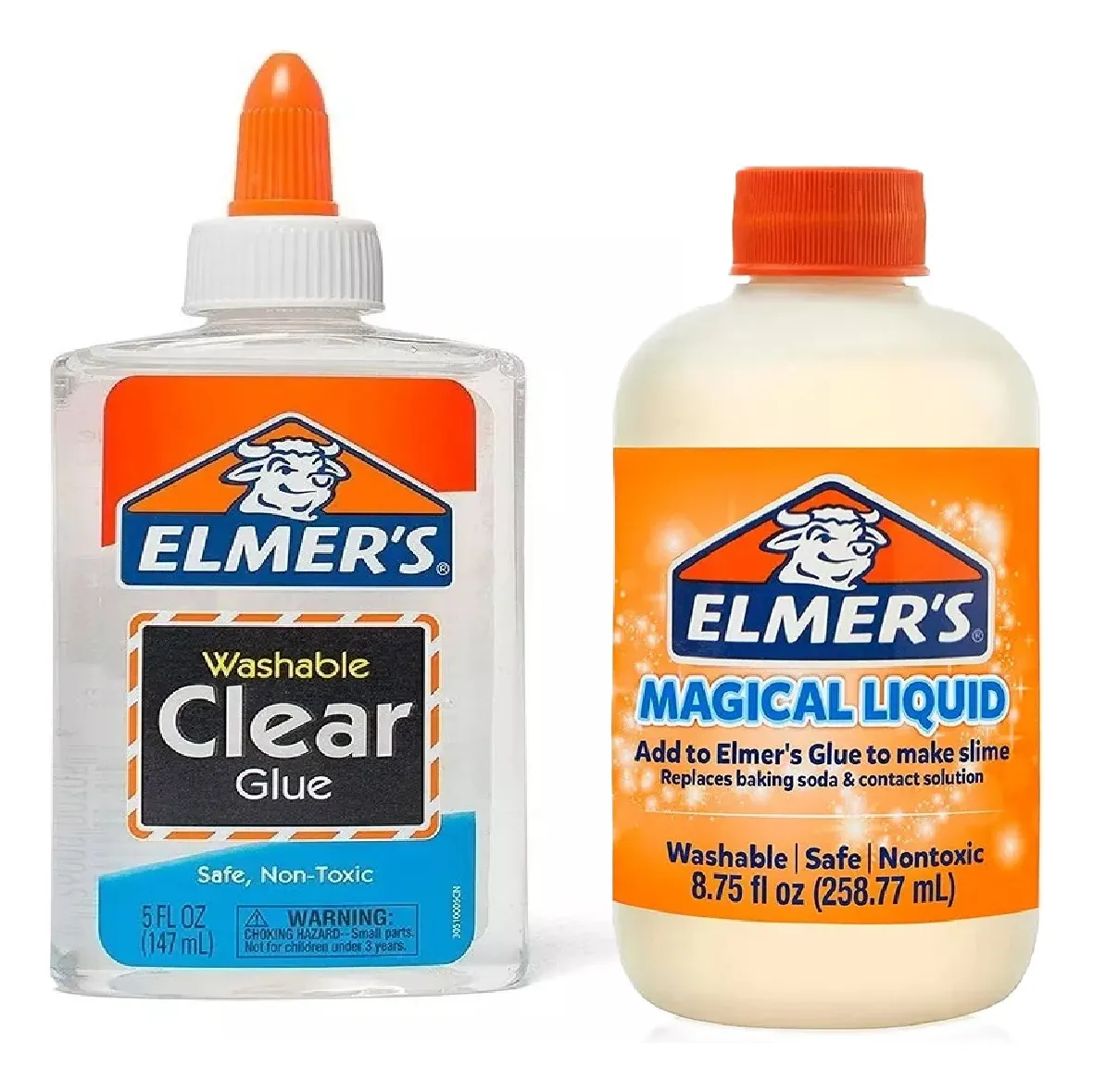 PEGAMENTO TRANSPARENTE 147ML + ACTIVADOR SLIME 258ML ELMERS - 1