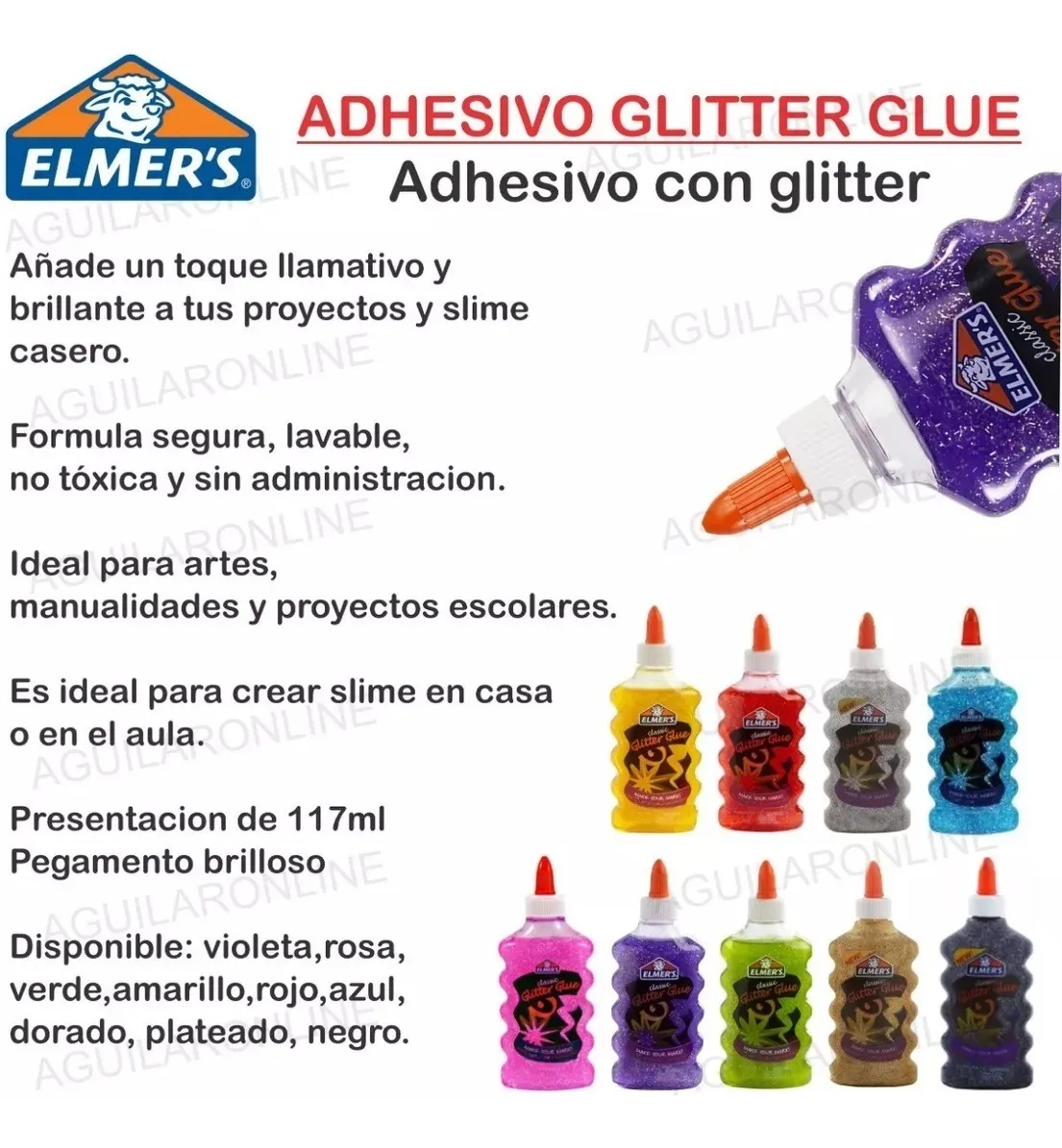 PEGAMENTO TRANSPARENTE 147ML + ACTIVADOR SLIME 258ML ELMERS - 4