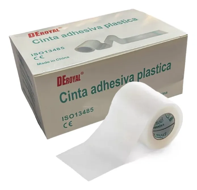 ADHESIVO PLASTICO MICROPORE 2,5CM X 5M MEDICO 12 UNIDADES - 1