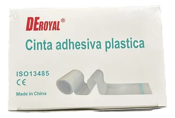 ADHESIVO PLASTICO MICROPORE 2,5CM X 5M MEDICO 12 UNIDADES - 2