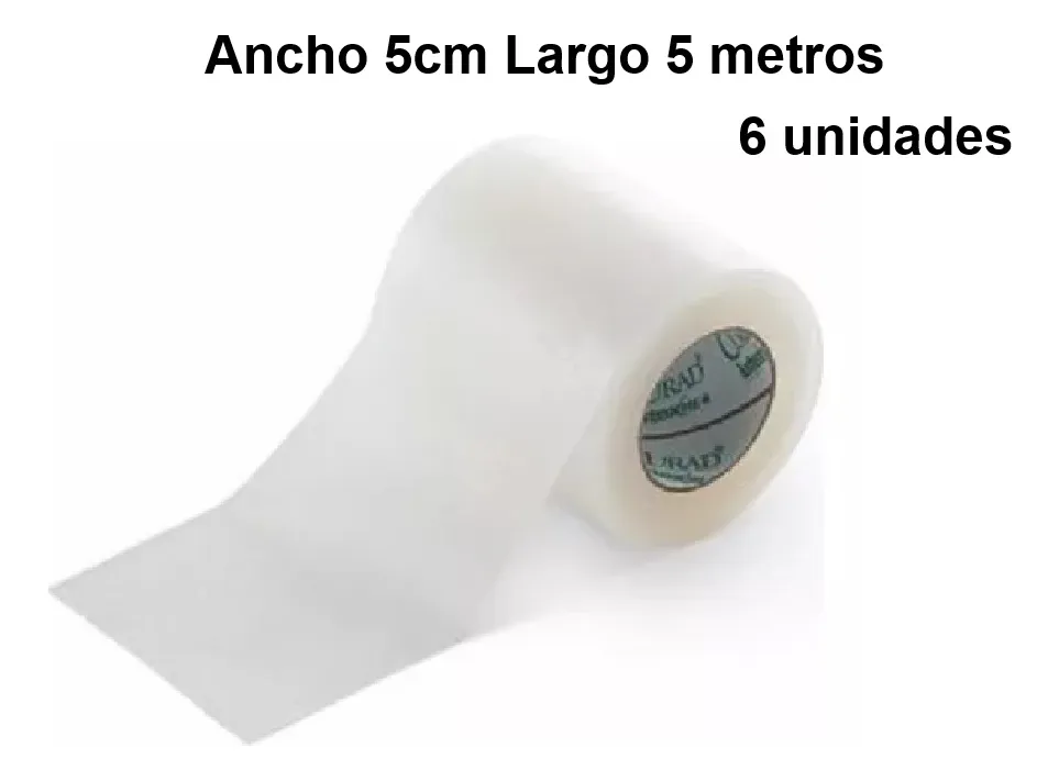 ADHESIVO PLASTICO MICROPORE 2,5CM X 5M MEDICO 12 UNIDADES - 3