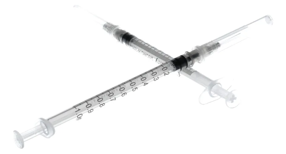JERINGA TUBERCULINA 1 ML LUER SLIP 27G * 1/2 1ML CRANBERRY - 2