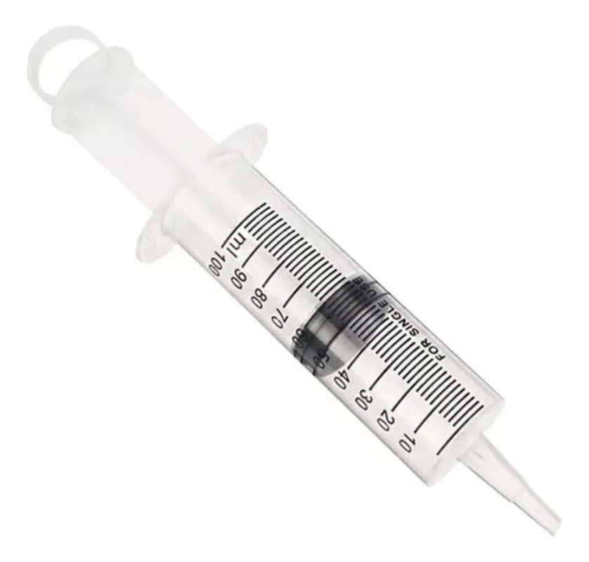 JERINGA DE PLÁSTICO ALIMENTACIÓN 100ML ALIMENTADORA - 4