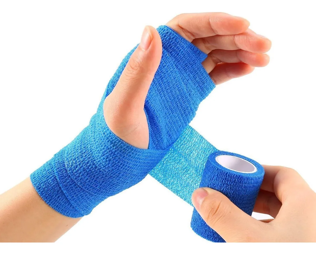PACK X 5 CINTA PARA VENDAJE VENDA COBAN DEPORTE 7,5CM X4,5M - 3