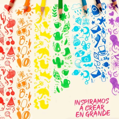 LÁPICES DE COLORES PRISMACOLOR JUNIOR PASTEL CAJA 24 PIEZAS - 4