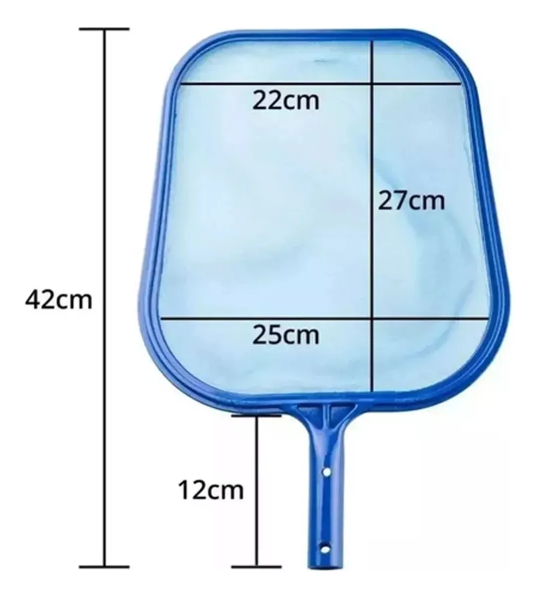 LIMPIA PISCINA SACA HOJAS RED SIN MANGO HUMBOLDT 29CM X 41CM - 2