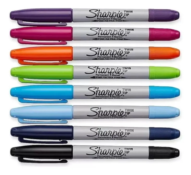 MARCADORES SHARPIE 8 COLORES DOBLE PUNTA FINA Y ULTRA FINA - 3