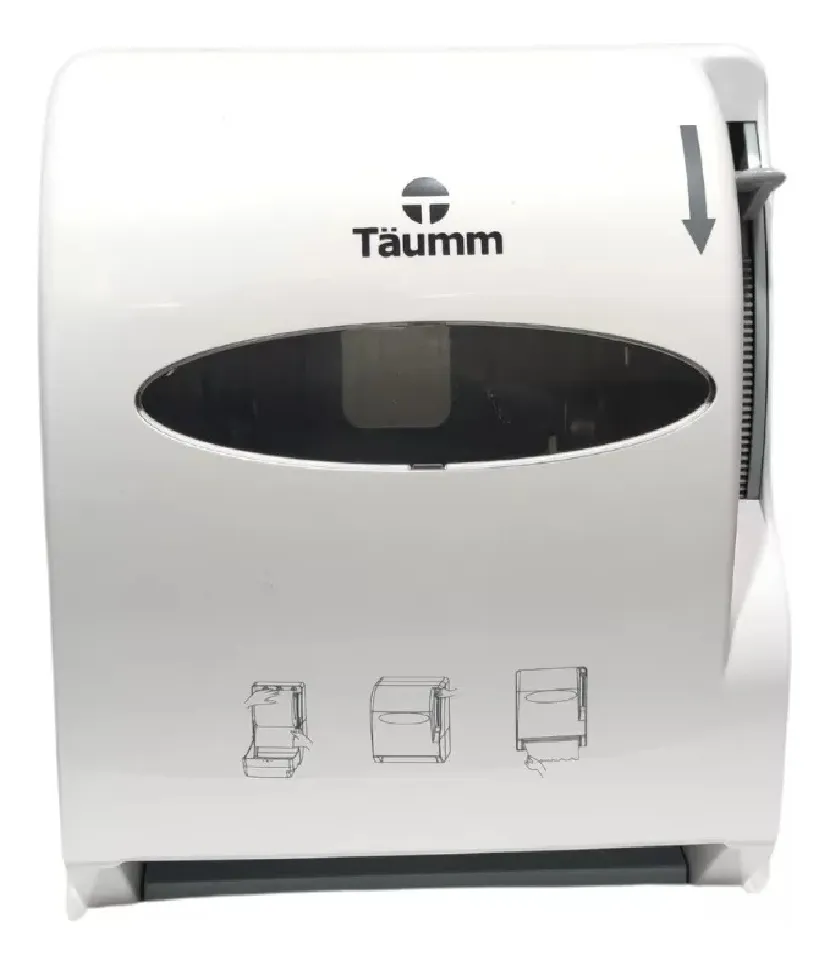 DISPENSADOR DE PAPEL INDUSTRIAL CON PALANCA TAUMM - 2