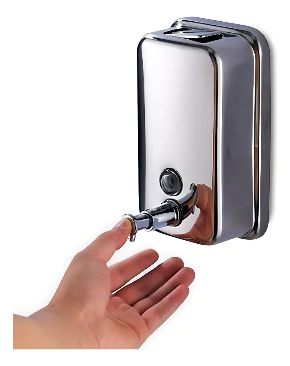DISPENSADOR DE JABÓN ACERO INOXIDABLE 800ML - 1