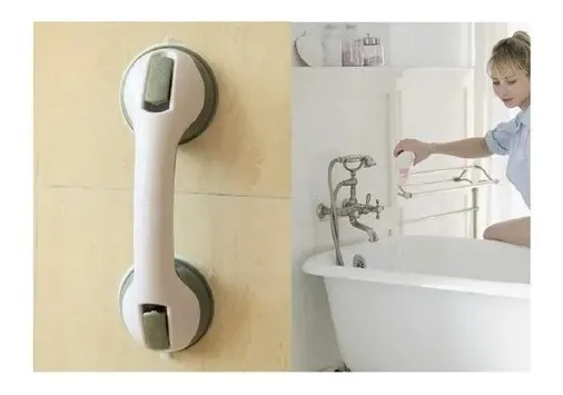 AGARRADERA MANILLA ASA SOPORTE SEGURIDAD BAÑO DUCHA HELPING COLOR BLANCO - 4