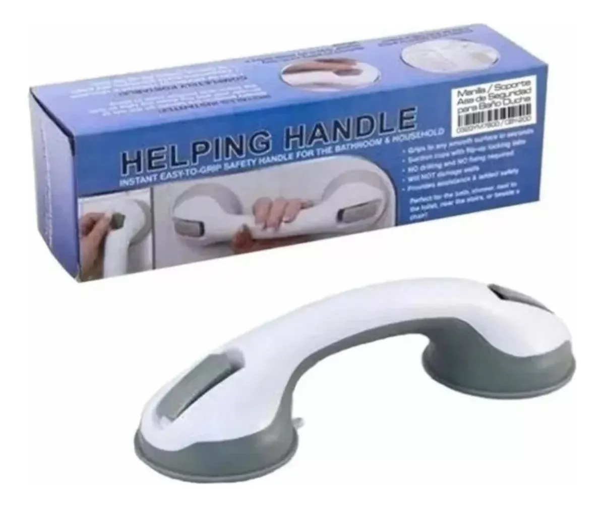 SOPORTE DE SEGURIDAD CON VENTOSAS DUCHA BAÑO BARRA DE APOYO - 2