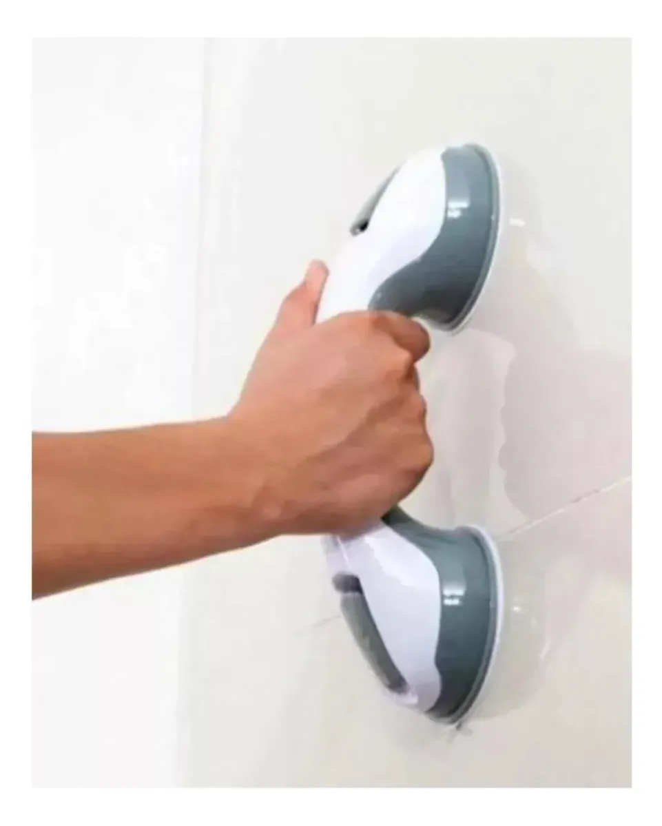 SOPORTE DE SEGURIDAD CON VENTOSAS DUCHA BAÑO BARRA DE APOYO - 4