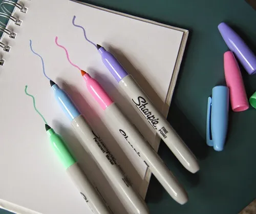 SET 8 MARCADORES PUNTA FINA SHARPIE COLOR PASTEL - 2