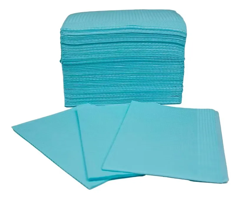 BABERO DENTAL IMPERMEABLE CRANBERRY CAMPO DE TRABAJO 100 UNI - 3