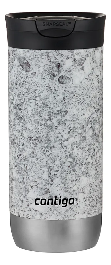 MUG HURON COUTURE SPECKED SLATE CONTIGO® TÉRMICO 473 ML COLOR GRIS - 3