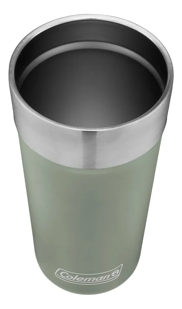 VASO TÉRMICO COLEMAN BREW 600ML ACERO INOX COLOR SAGE - 4