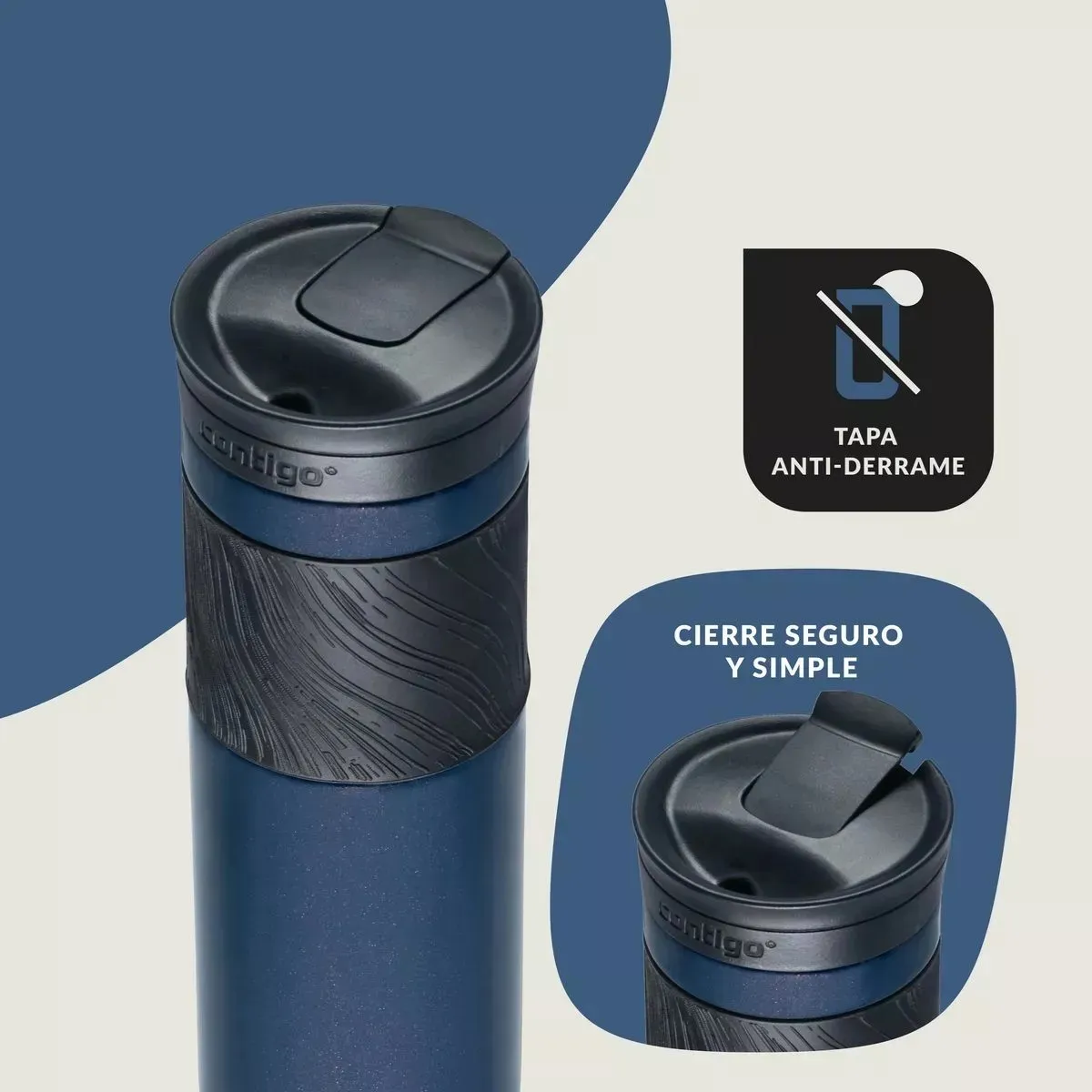 VASO CONTIGO BYRON 710ML TERMICO MUG MIDNIGHT AZUL PERLADO - 3