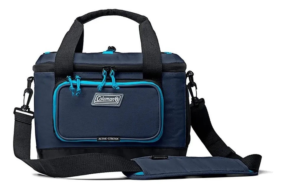 HIELERA COOLER XPAND COLEMAN® CAPACIDAD 16 LATAS AZUL - 1
