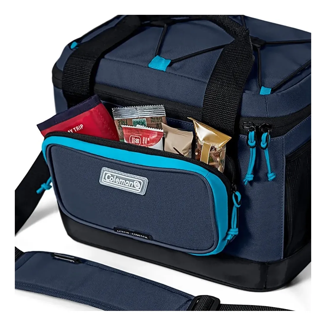 HIELERA COOLER XPAND COLEMAN® CAPACIDAD 16 LATAS AZUL - 3
