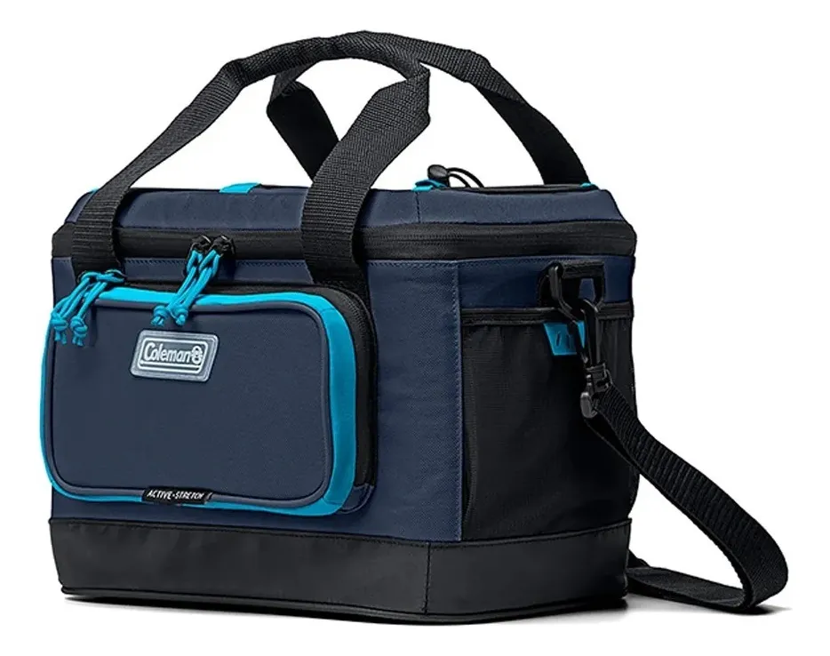 HIELERA COOLER XPAND COLEMAN® CAPACIDAD 16 LATAS AZUL - 4