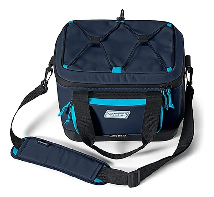 HIELERA COOLER XPAND COLEMAN® CAPACIDAD 16 LATAS AZUL - 5