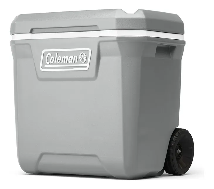 COOLER COLEMAN ROCK GRIS CON RUEDAS 62 LITROS 65QT - 4