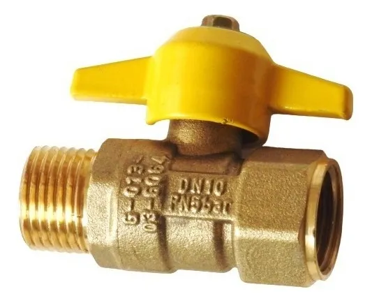 LLAVE PASO PARA GAS HI-HE 1/2 - CERTIFICADA - TAUMM - 1