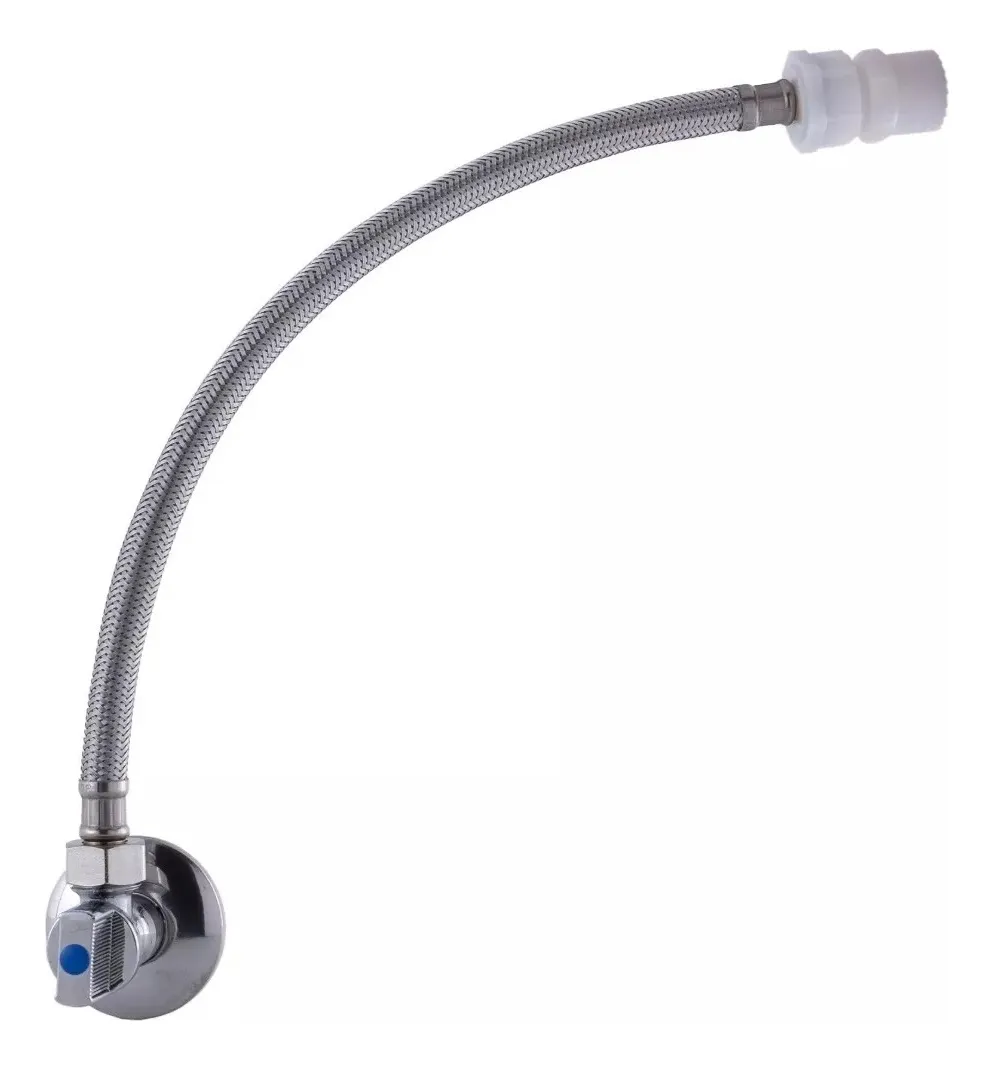 KIT FLEXIBLE 25 CM CON LLAVE ANGULAR 1/2 * 15/16 TAUMM - 2