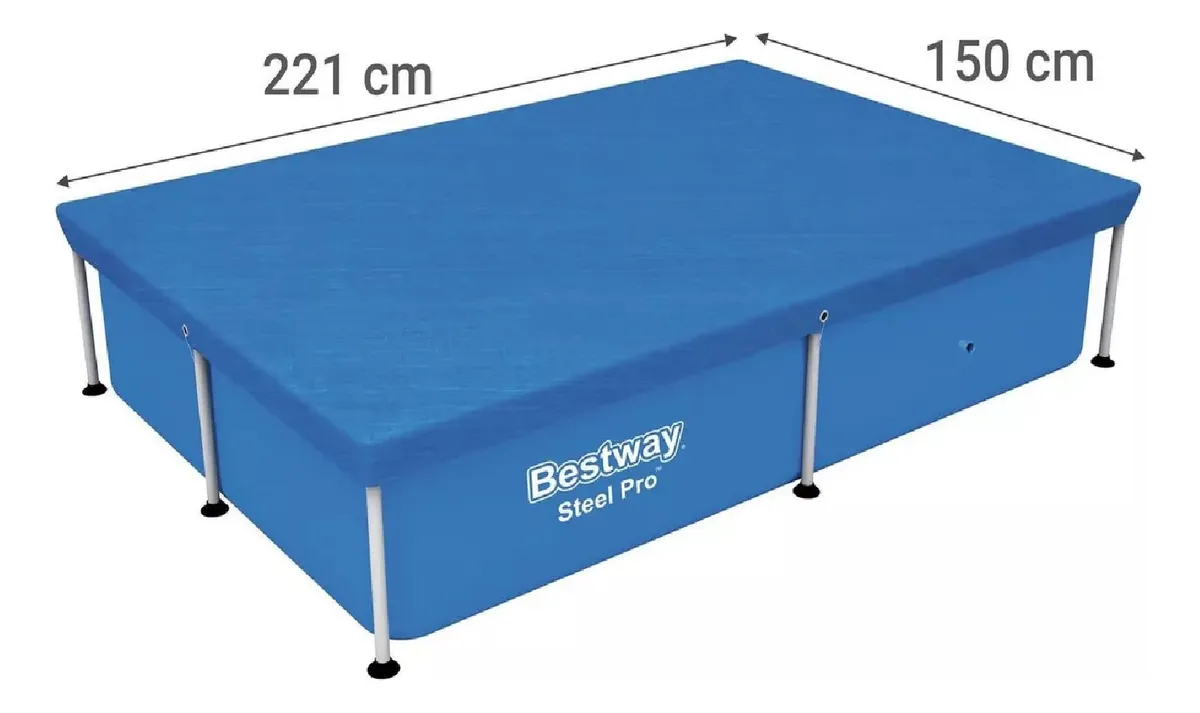 FUNDA COBERTOR PARA PISCINA 221CM X 150CM BESTWAY - 3