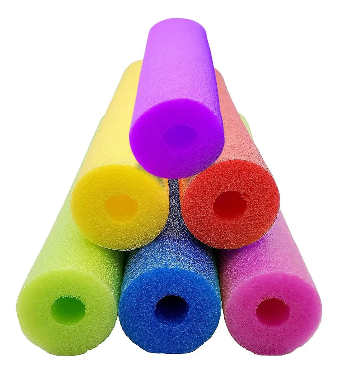 FIDEOS FLOTADORES DE ESPUMA TUBO IDEAL PARA PISCINA COLORES COLOR AZUL - 1