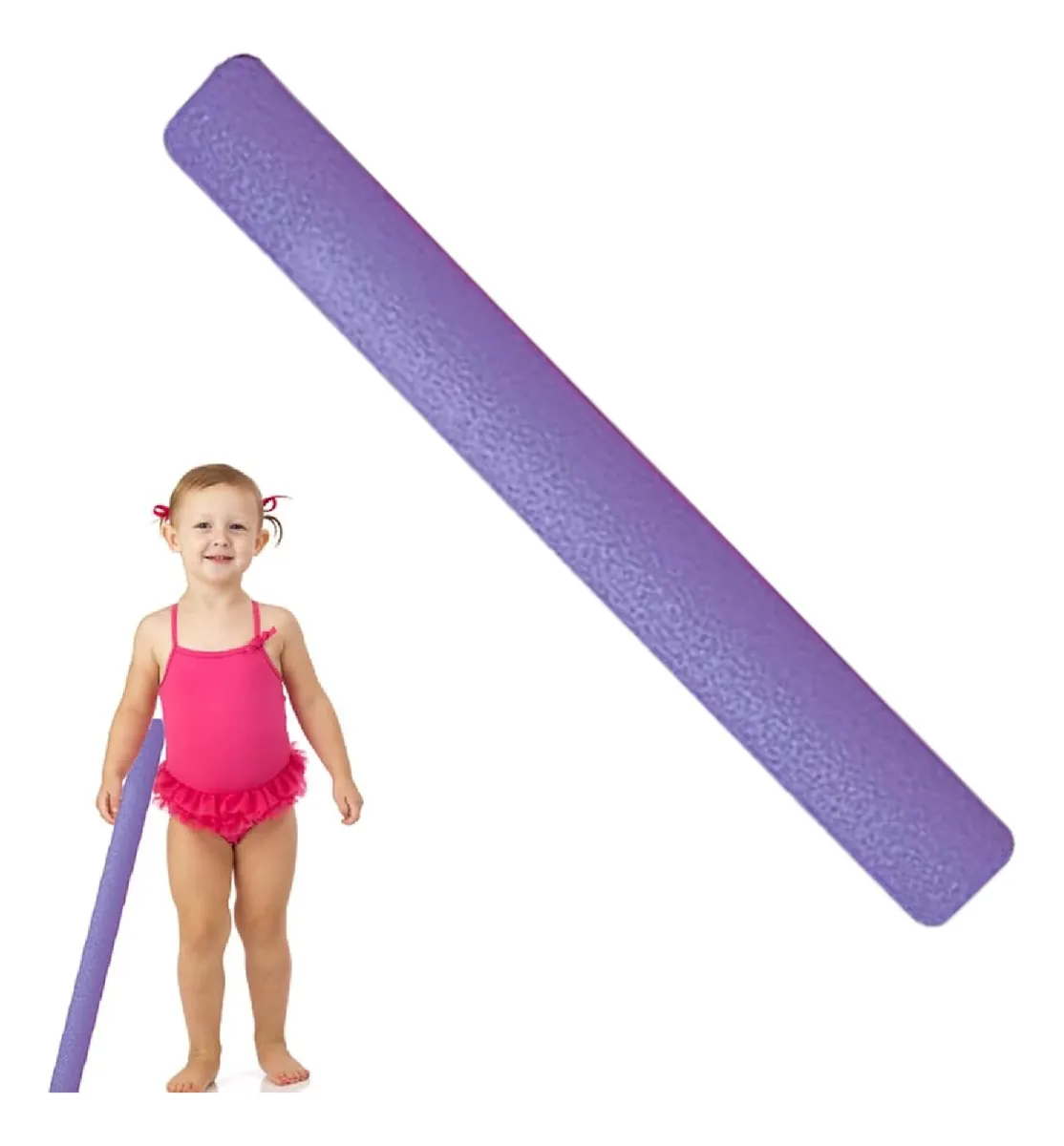 FIDEOS FLOTADORES DE ESPUMA PARA PISCINA PACK X 10 VIOLETA - 1