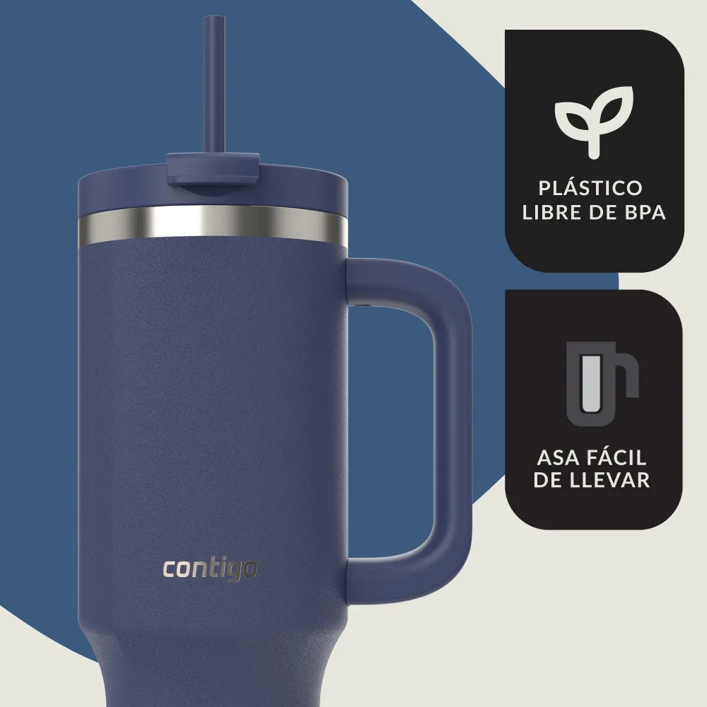BOTELLA CONTIGO TÉRMICA 1.180ML STREETERVILLE COLOR INDIGO COLOR AZUL MARINO - 5