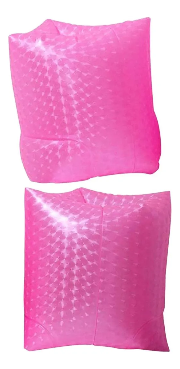 PAR FLOTADOR ALITAS INFLABLES INFANTILES NATACION ROSA NEON - 1