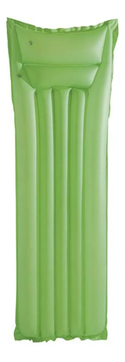 COLCHONETA INFLABLE BESTWAY CLASICA 183 X 69 CM. COLOR VERDE - 1