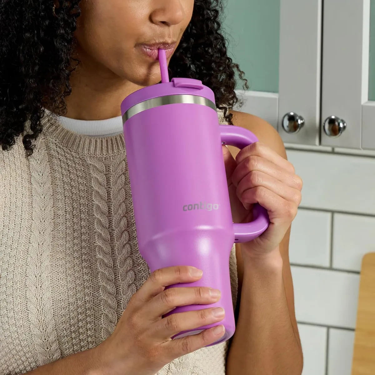CONTIGO STREETERVILLE COLOR MAGENTA BOTELLA TÉRMICA 1.180ML - 5
