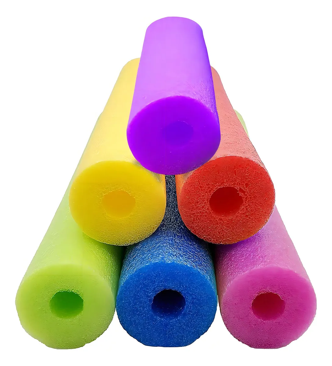 FIDEOS FLOTADORES DE ESPUMA TUBO IDEAL PARA PISCINA COLORES COLOR AMARILLO - 1