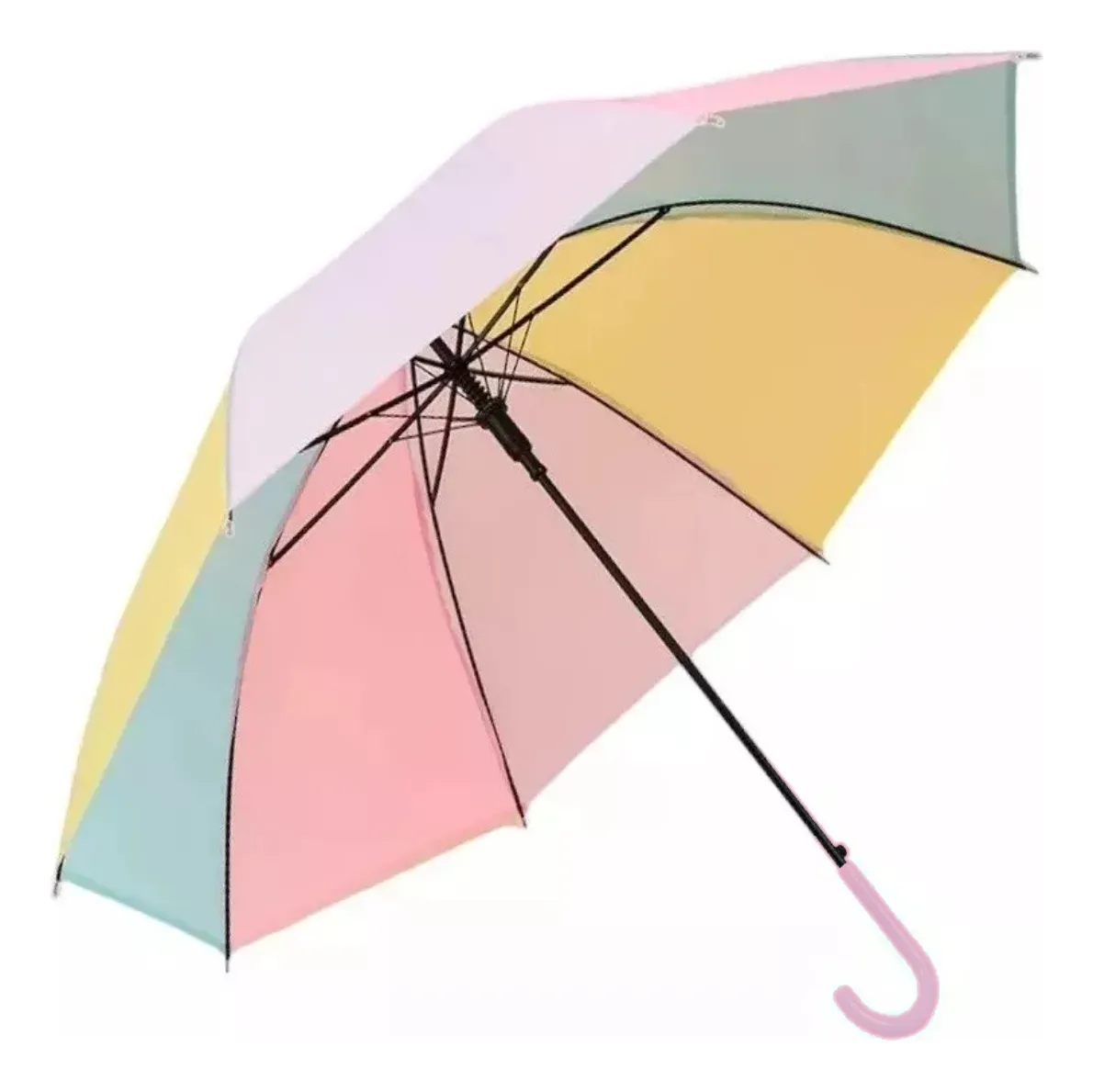 PARAGUAS DE NIÑAS PARAGUAS INFANTILES LLUVIA 90CM ROSA - 1