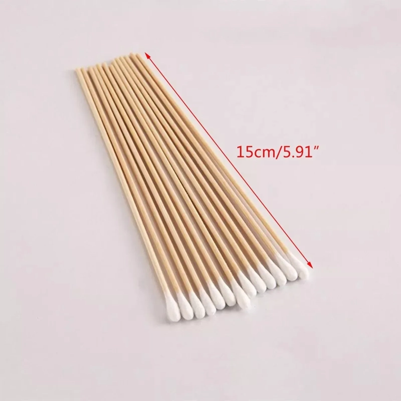 HISOPO DE MADERA 15CM BASTONCILLOS DE MADERA 100 UNIDADES - 3